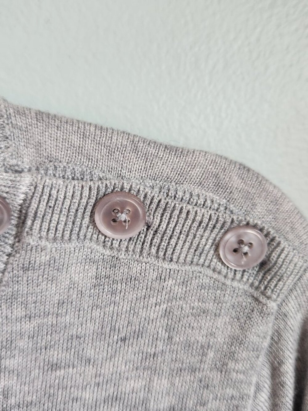 Talbots Sweater XL Women's Gray Grey Lightweight Hears Tree Crewneck Pullover - Picture 6 of 10